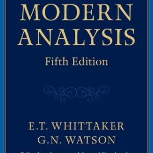 A Course of Modern Analysis 5th Edition - Original PDF