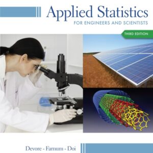 Applied Statistics for Engineers and Scientists 3rd Edition - Original PDF