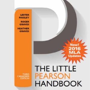 The Little Pearson Handbook, MLA Update (Canadian Edition) 3rd Edition - Original PDF