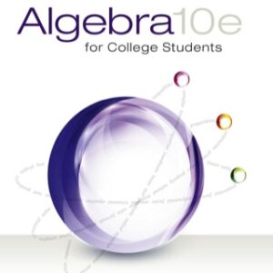 Algebra for College Students 10th Edition - Original PDF