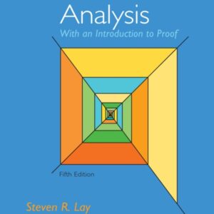 Analysis with an Introduction to Proof 5th Edition - Original PDF