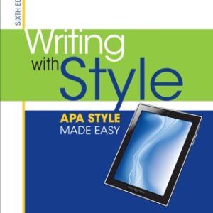 Writing with Style: APA Style Made Easy 6th Edition - Original PDF