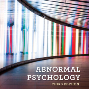 Abnormal Psychology Interactive Edition 3rd Edition - Original PDF