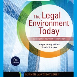 The Legal Environment Today 9th Edition - Original PDF