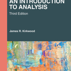 An Introduction to Analysis 3rd Edition - Original PDF