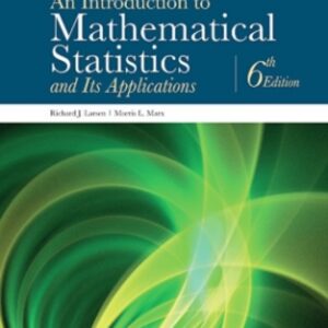 An Introduction to Mathematical Statistics and Its Applications 6th Edition - Original PDF