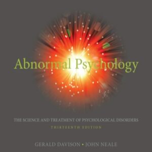 Abnormal Psychology 13th Edition - Original PDF