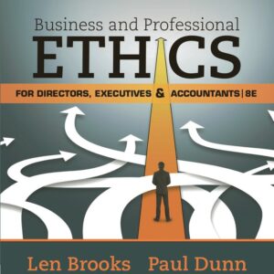 Business & Professional Ethics for Directors, Executives & Accountants 8th Edition - Original PDF