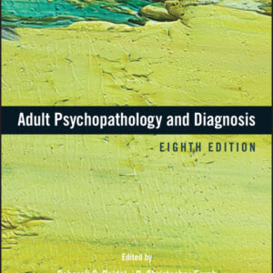 Adult Psychopathology and Diagnosis 8th Edition - Original PDF