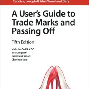 A User's Guide to Trade Marks and Passing Off 5th Edition - Original PDF