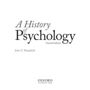 A History of Psychology 4th Edition - Original PDF