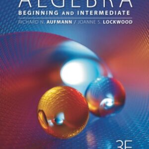 Algebra: Beginning and Intermediate 3rd Edition - Original PDF