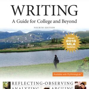 Writing: A Guide for College and Beyond 4th Edition - Original PDF